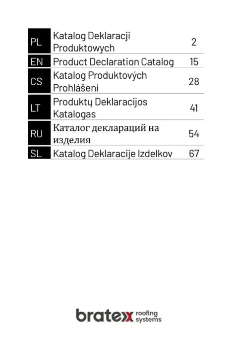 Náhled: Prohlášení o vlastnostech